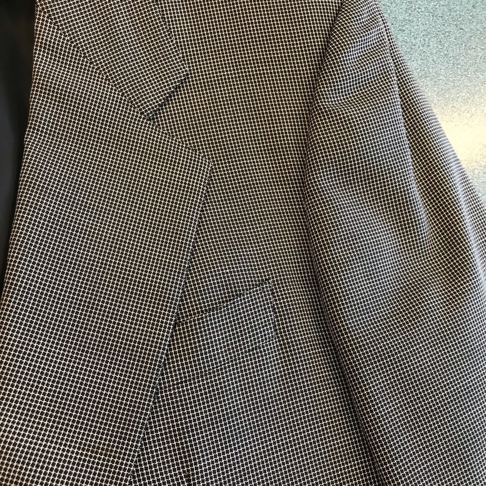 Black and white check jacket